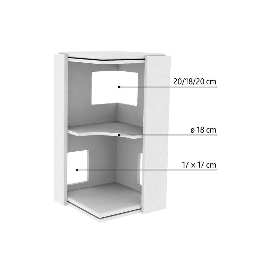 Trixie Cat Tower Gabriel Gris 38 X 38 X 78 Cm 6 Trixie Cat Tower Gabriel Gris 38 X 38 X 78 Cm – Image 4