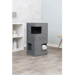 Trixie Cat Tower Gabriel Gris 38 X 38 X 78 Cm 8 Trixie Cat Tower Gabriel Gris 38 X 38 X 78 Cm -Magasin De Fournitures Pour Animaux De Compagnie 265133 pho pro cat 44988 2 1