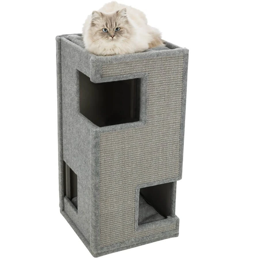 Trixie Cat Tower Gabriel Gris 38 X 38 X 78 Cm 4 Trixie Cat Tower Gabriel Gris 38 X 38 X 78 Cm – Image 2