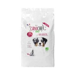Canichef Croquettes BIO Sans Céréales, Sans Gluten Chien Grande Race 10 Kg