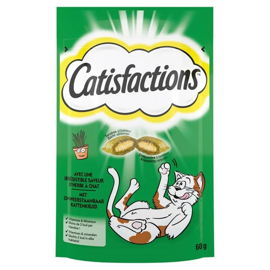 Catisfactions Friandises Herbe à Chat 60 G 3 Catisfactions Friandises Herbe à Chat 60 G