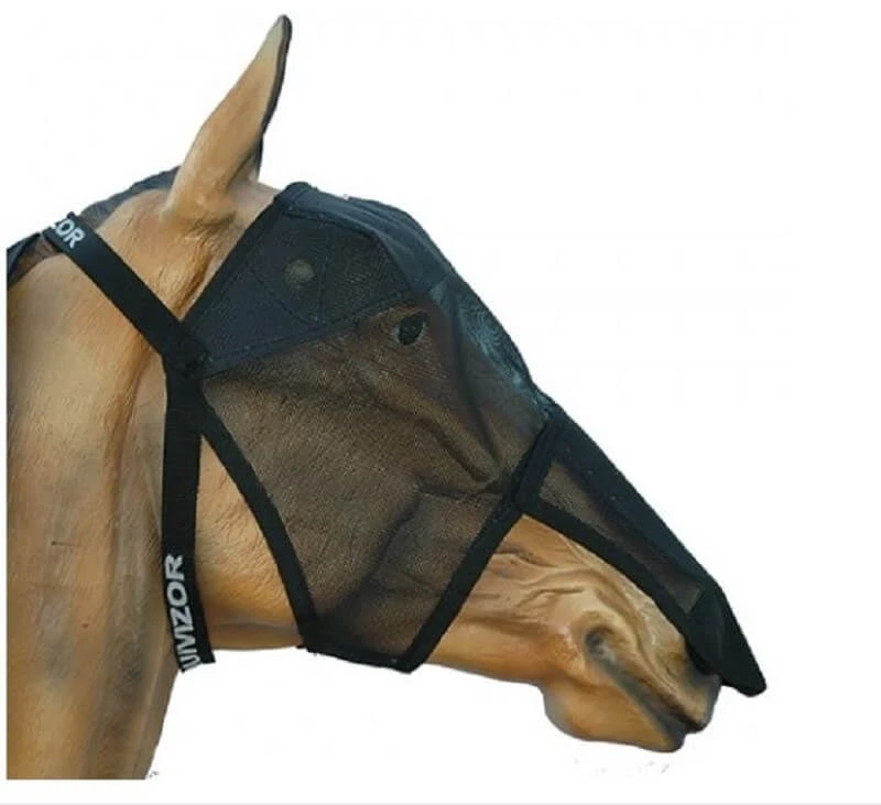Equivizor Masque Anti-mouche Pour Cheval 74/76 Cm 3 Equivizor Masque Anti-mouche Pour Cheval 74/76 Cm