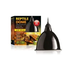 Exo Terra Lampe Dôme En Aluminium 21 Cm -Magasin De Fournitures Pour Animaux De Compagnie exo terra support pour d me d clairage 2