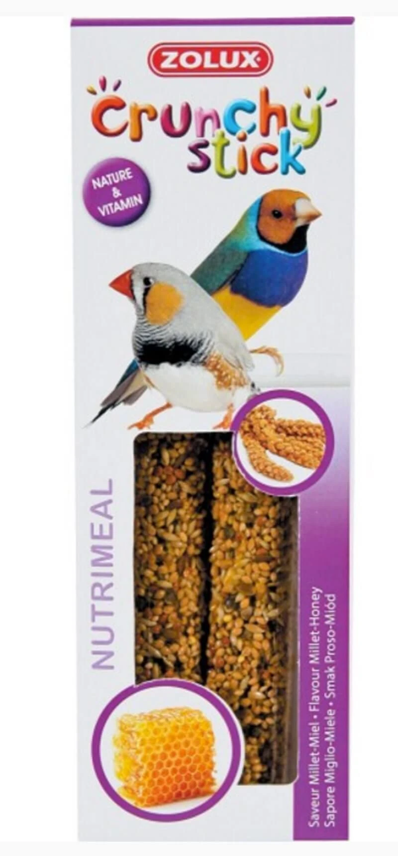 Zolux Crunchy Stick Exotique Millet / Miel 3 Zolux Crunchy Stick Exotique Millet / Miel