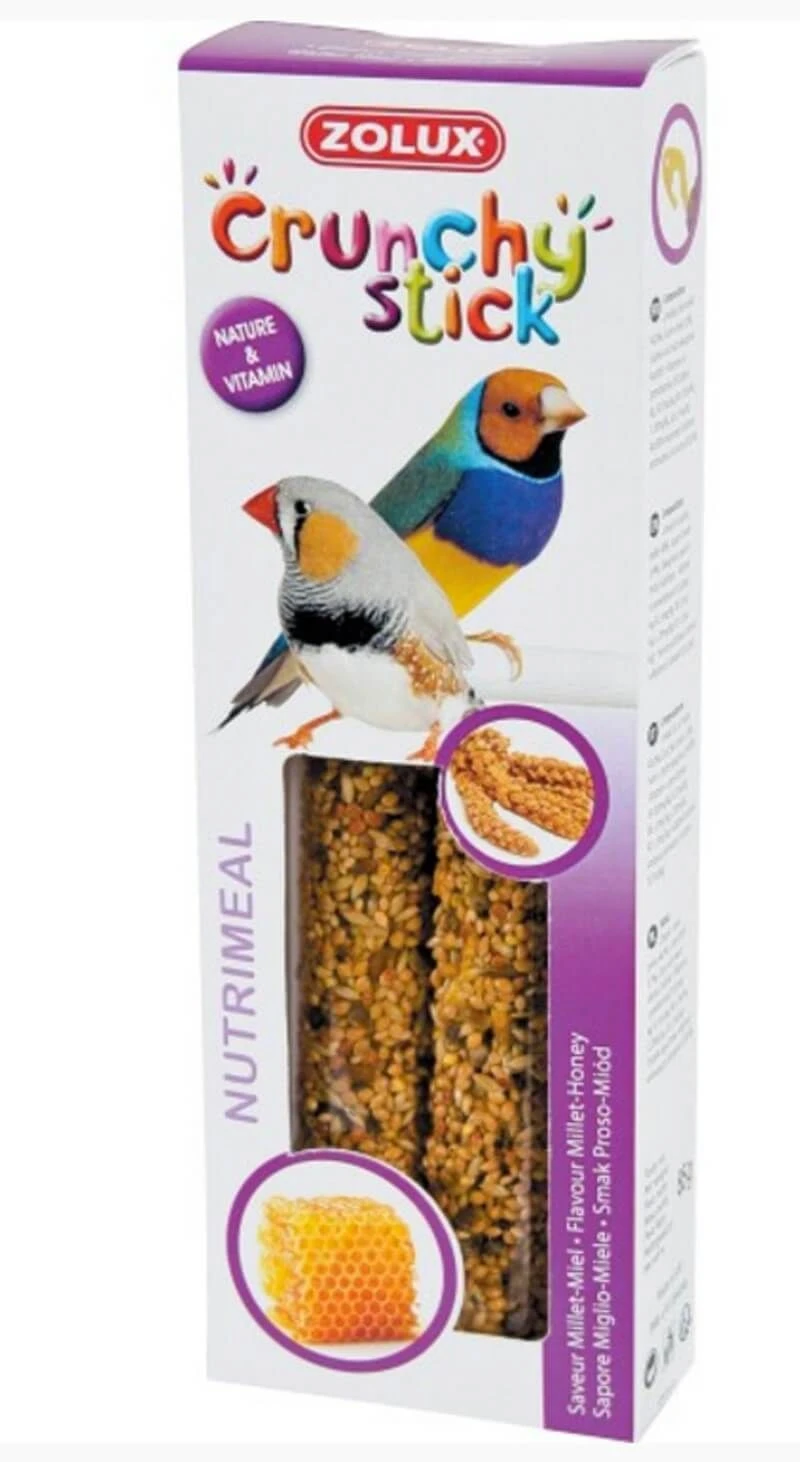 Zolux Crunchy Stick Exotique Millet / Miel 4 Zolux Crunchy Stick Exotique Millet / Miel – Image 2