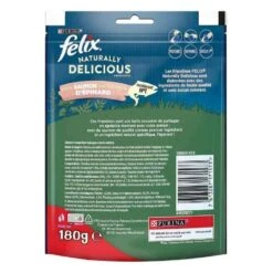Felix Naturally Delicious Saumon Epinard Chat 180 G -Magasin De Fournitures Pour Animaux De Compagnie felix naturally delicious saumon epinard chat 180 g 3