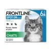 Frontline Chat Spot On 6 Pipettes -Magasin De Fournitures Pour Animaux De Compagnie frontline chat spot on 6 pipettes 3