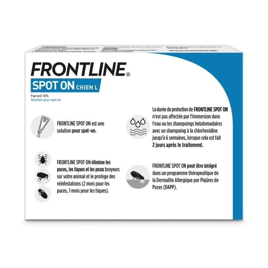 Frontline Spot On Chien De 20-40 Kg 6 Pipettes 9 Frontline Spot On Chien De 20-40 Kg 6 Pipettes – Image 7
