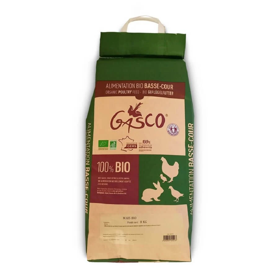 Gasco Maïs Bio Pour Volaille Et Basse Cour 8 Kg 3 Gasco Maïs Bio Pour Volaille Et Basse Cour 8 Kg
