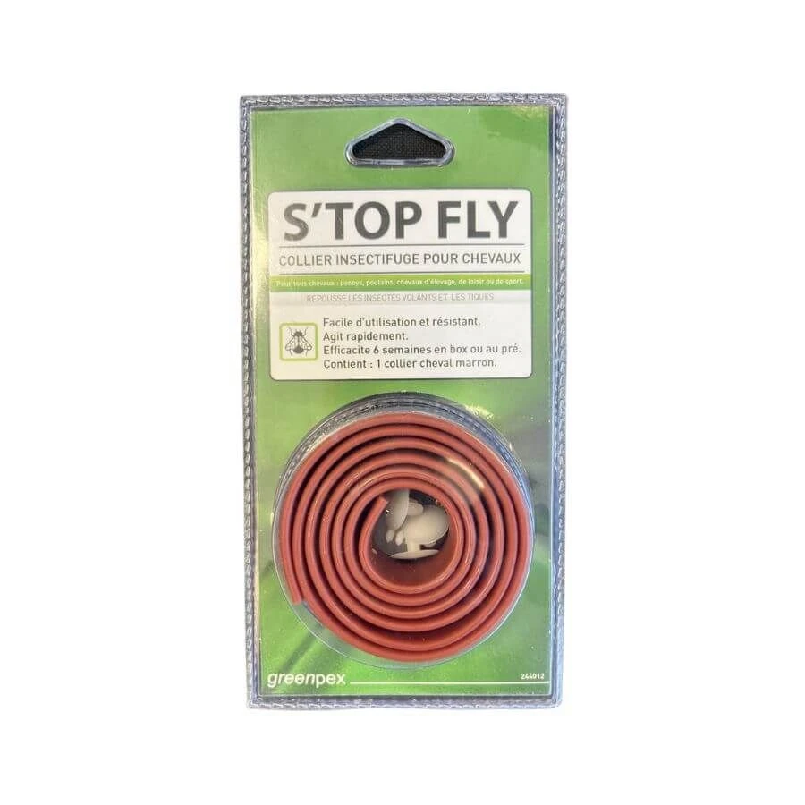 Greenpex S'top Fly Insectifuge Collier Pour Cheval 3 Greenpex S'top Fly Insectifuge Collier Pour Cheval