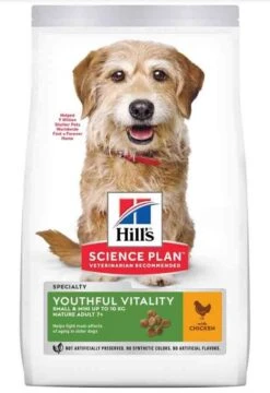 Hill's Science Plan Canine Mature Adult 7+ Youthful Vitality Small&Mini Poulet 1,5 Kg