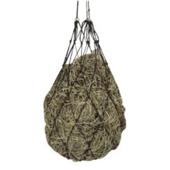 Kerbl Filet à Foin Mailles Cheval Noir 10 X 10 Cm