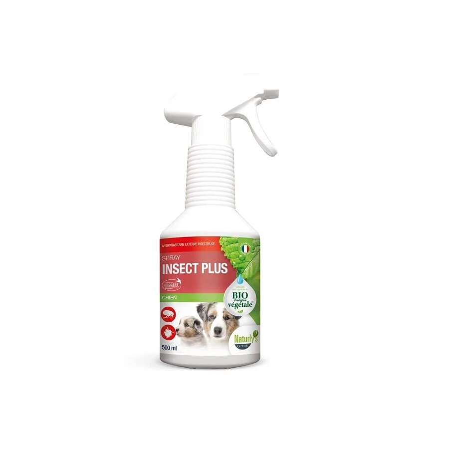 Naturlys Spray Insect Plus Bio Chien 500 Ml 3 Naturlys Spray Insect Plus Bio Chien 500 Ml