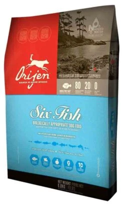 Nouvelles versions -Magasin De Fournitures Pour Animaux De Compagnie orijen 6 fish dog croquettes chien 6 kg