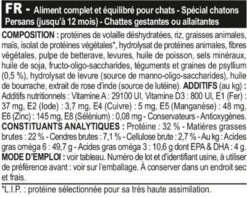 Royal Canin Persian Kitten 4 Kg 11 Royal Canin Persian Kitten 4 Kg -Magasin De Fournitures Pour Animaux De Compagnie pers kit composition 1
