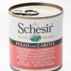 Schesir Poulet Avec Carottes En Gelée Pour Chien 16 X 285 G -Magasin De Fournitures Pour Animaux De Compagnie pouletcarottes