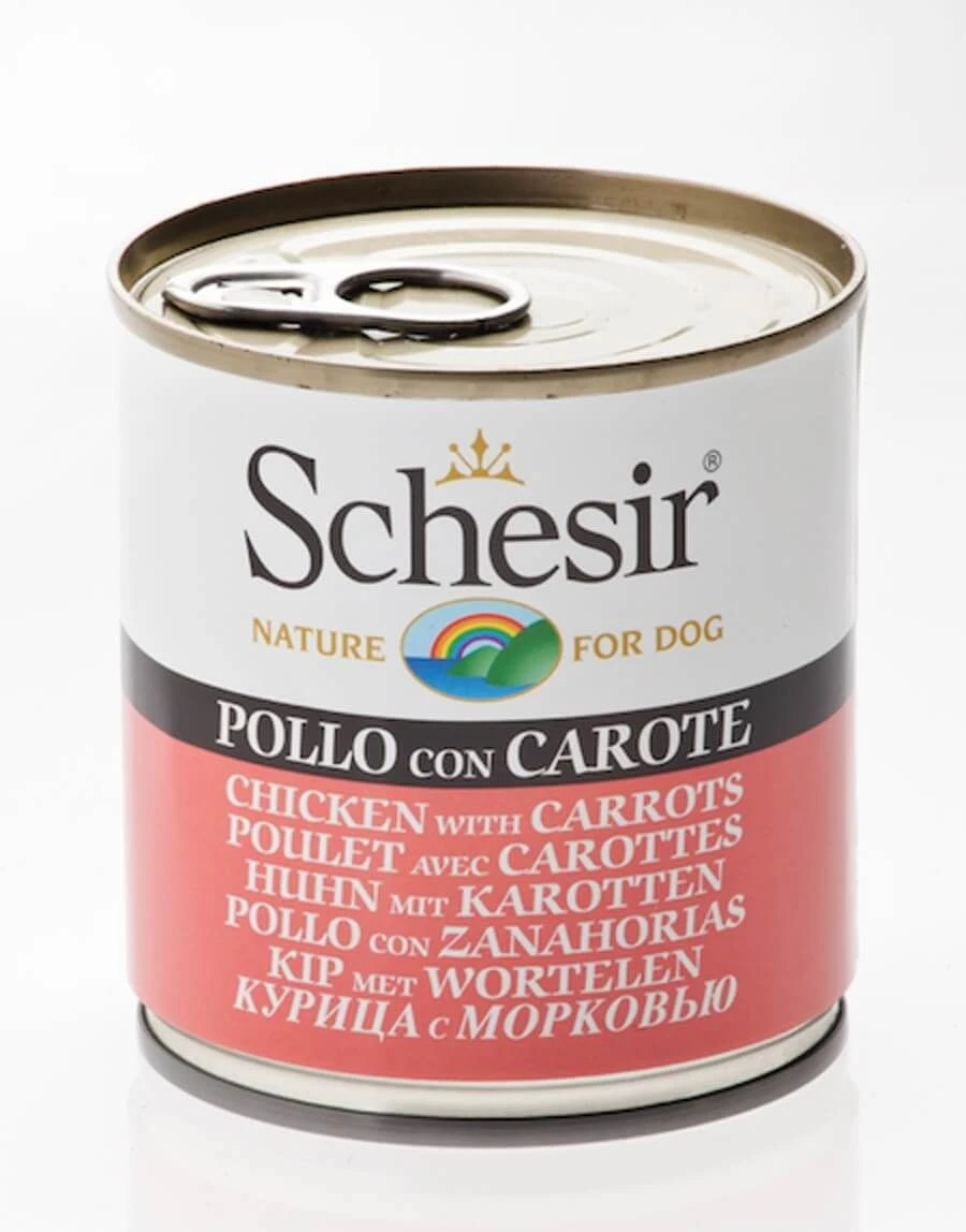 Schesir Poulet Avec Carottes En Gelée Pour Chien 16 X 285 G 3 Schesir Poulet Avec Carottes En Gelée Pour Chien 16 X 285 G