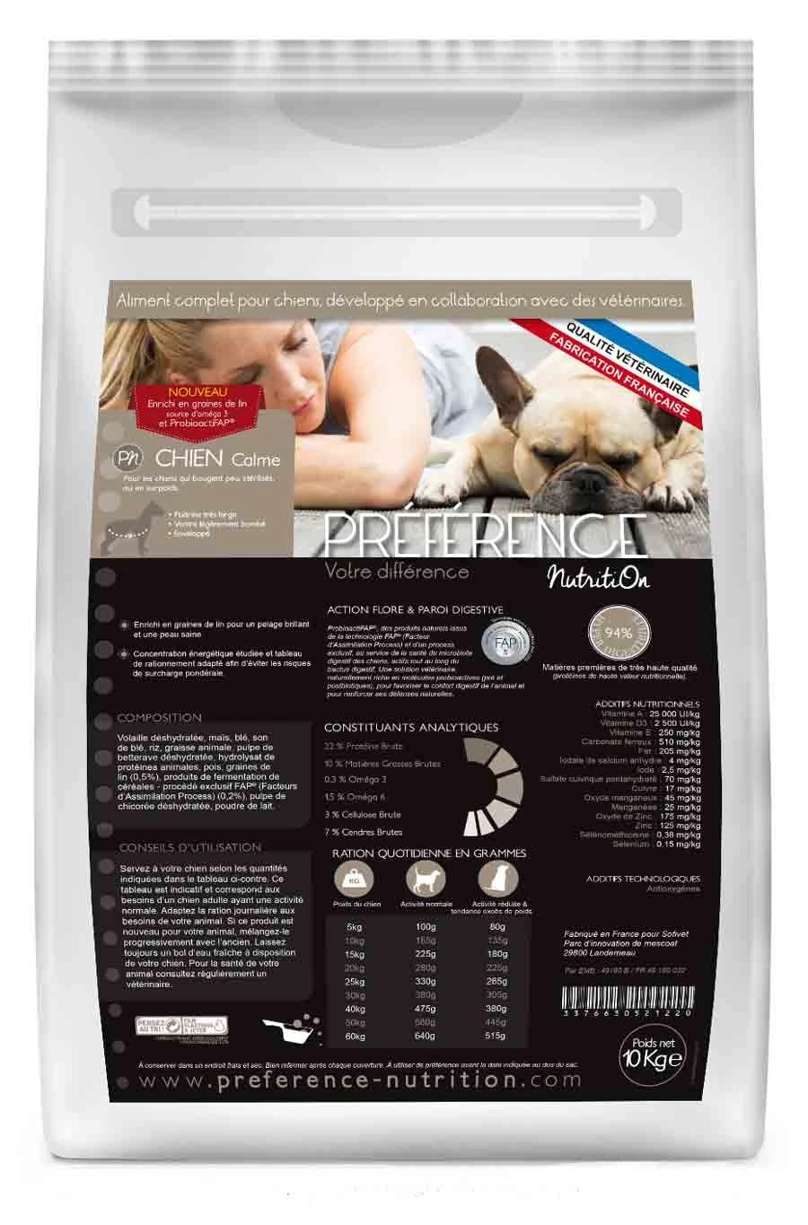 Préférence Chien Calme 10 Kg 3 Préférence Chien Calme 10 Kg