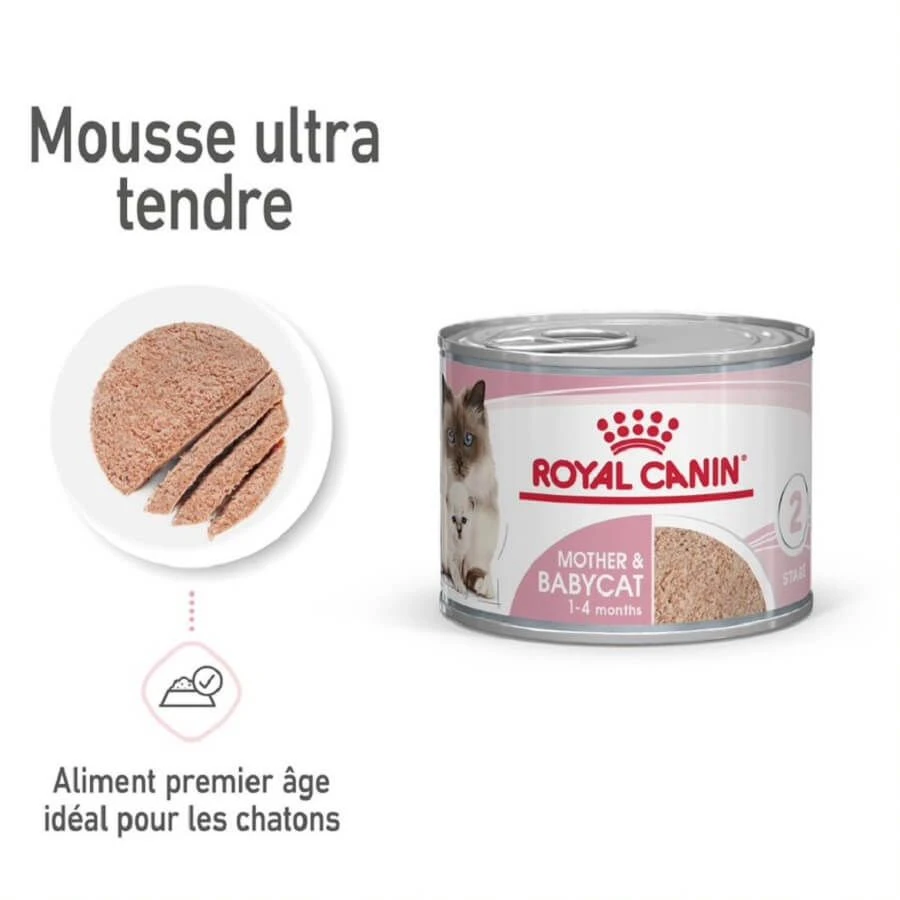 Royal Canin Feline Health Nutrition Mother & Babycat Mousse 12 X 195 G 7 Royal Canin Feline Health Nutrition Mother & Babycat Mousse 12 X 195 G – Image 5