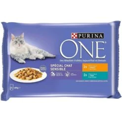 Purina One Chat Sensible Thon Poulet 4 X 85 G -Magasin De Fournitures Pour Animaux De Compagnie shopping 1