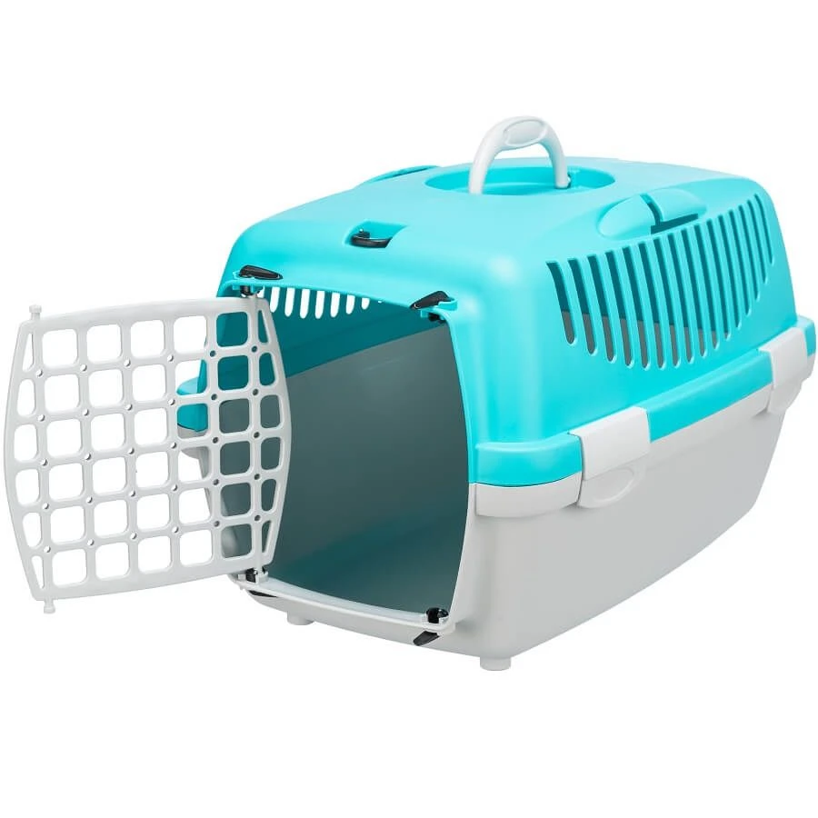 Trixie Box De Transport Capri 1 Turquoise/gris XS 4 Trixie Box De Transport Capri 1 Turquoise/gris XS – Image 2