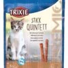 Trixie Premio Stick Quintett Agneau & Dinde Chat 5 X 5 G -Magasin De Fournitures Pour Animaux De Compagnie trixie premio anti hairball avec agneau et dinde en stick pour chat 20 grs