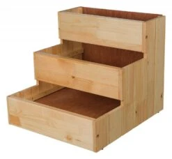 Trixie Escalier En Pin 40 × 38 × 45 Cm -Magasin De Fournitures Pour Animaux De Compagnie trixie escalier en pin 40 38 45 cm la compagnie des animaux 4