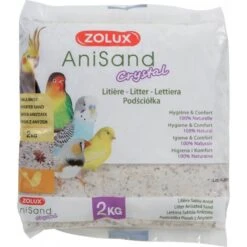 Zolux Litière Sable Anisand Crystal Pour Oiseaux 2 Kg