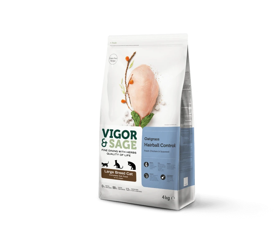 Vigor & Sage Chat Grande Race Hairball Control 4 Kg 3 Vigor & Sage Chat Grande Race Hairball Control 4 Kg