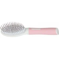 Zolux Anah Brosse Bi-matière Rose Pour Chat -Magasin De Fournitures Pour Animaux De Compagnie zolux anah brosse bi mati re rose chat 21cm