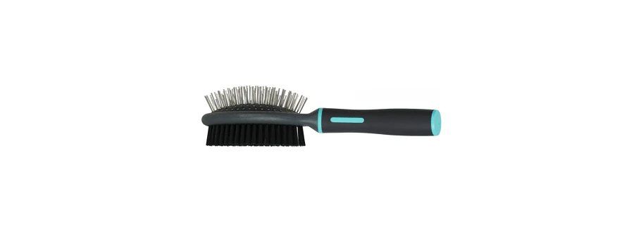 Zolux Anah Brosse Double L Noir Pour Chien 3 Zolux Anah Brosse Double L Noir Pour Chien